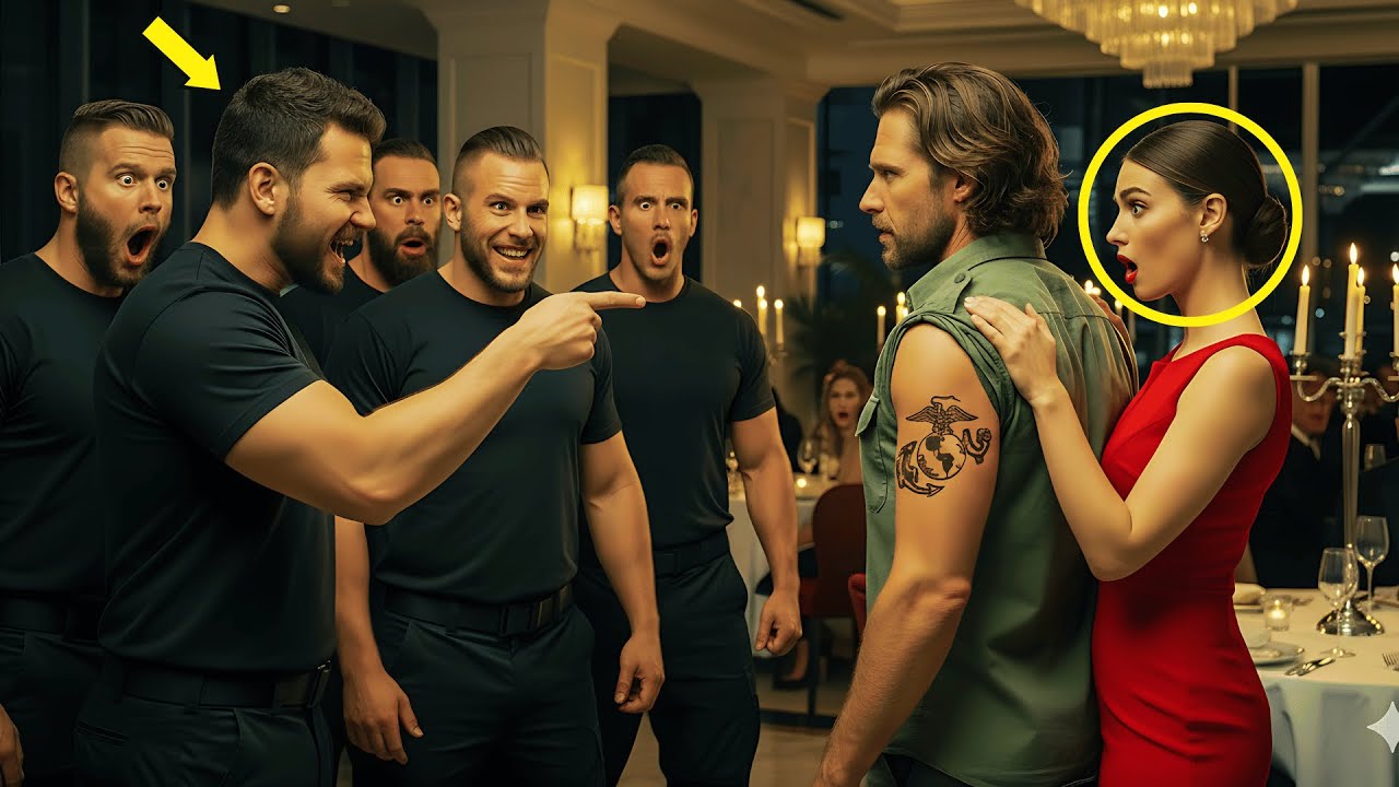 12 Ex-Marines Surrounded the CEO at Dinner — Then a Single Dad Veteran’s Tattoo Froze the Room