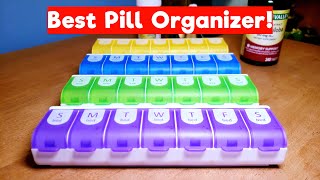 Best Pill Box Organizer Easy Fill Four A Day Weekly Home Health Care By Rite Aid Pharmacy Review
