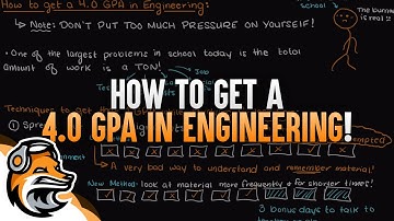 How To Get A 4.0GPA In Engineering