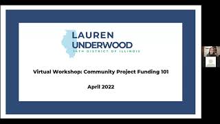 Virtual Workshop: Community Project Funding 101