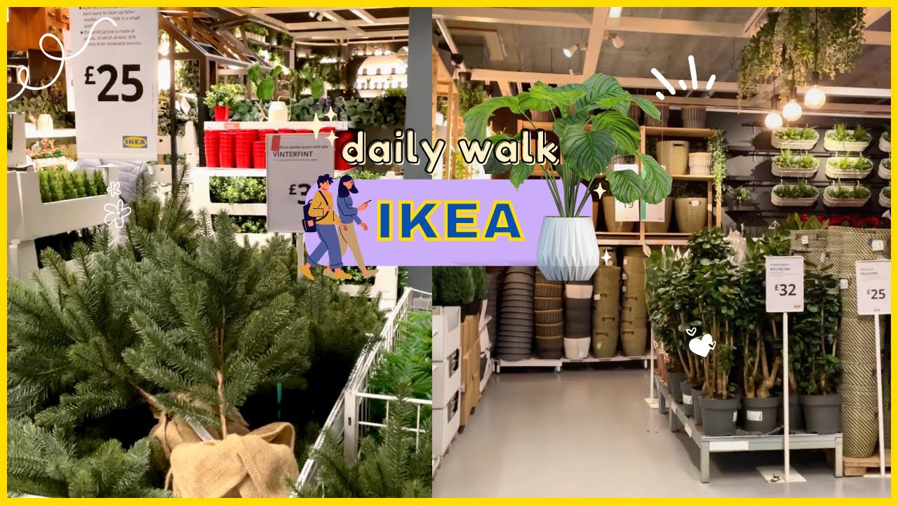 ✨FULL TOUR✨ IKEA ARTIFICIAL PLANTS TO REAL POTTED PLANTS OCT 2022