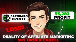 Reality of Affiliate Marketing 😳 50% Order Cancel? Profit or Loss Breakdown