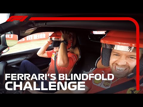 Ferrari's Blindfold Challenge With Vettel And Leclerc!