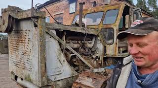 картинка: Запуск трактора Т100М після 20р простоюStarting the T100M (s100) tractor after 20 years of downtime