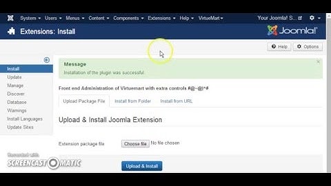 Setup Instructions for front end editing in virtuemart