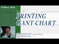 # 14 MS Project 2016 ● Print Gantt Chart ● Easy