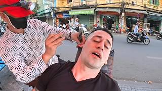 $1 ABSURD Street Ear Picking in Vietnam