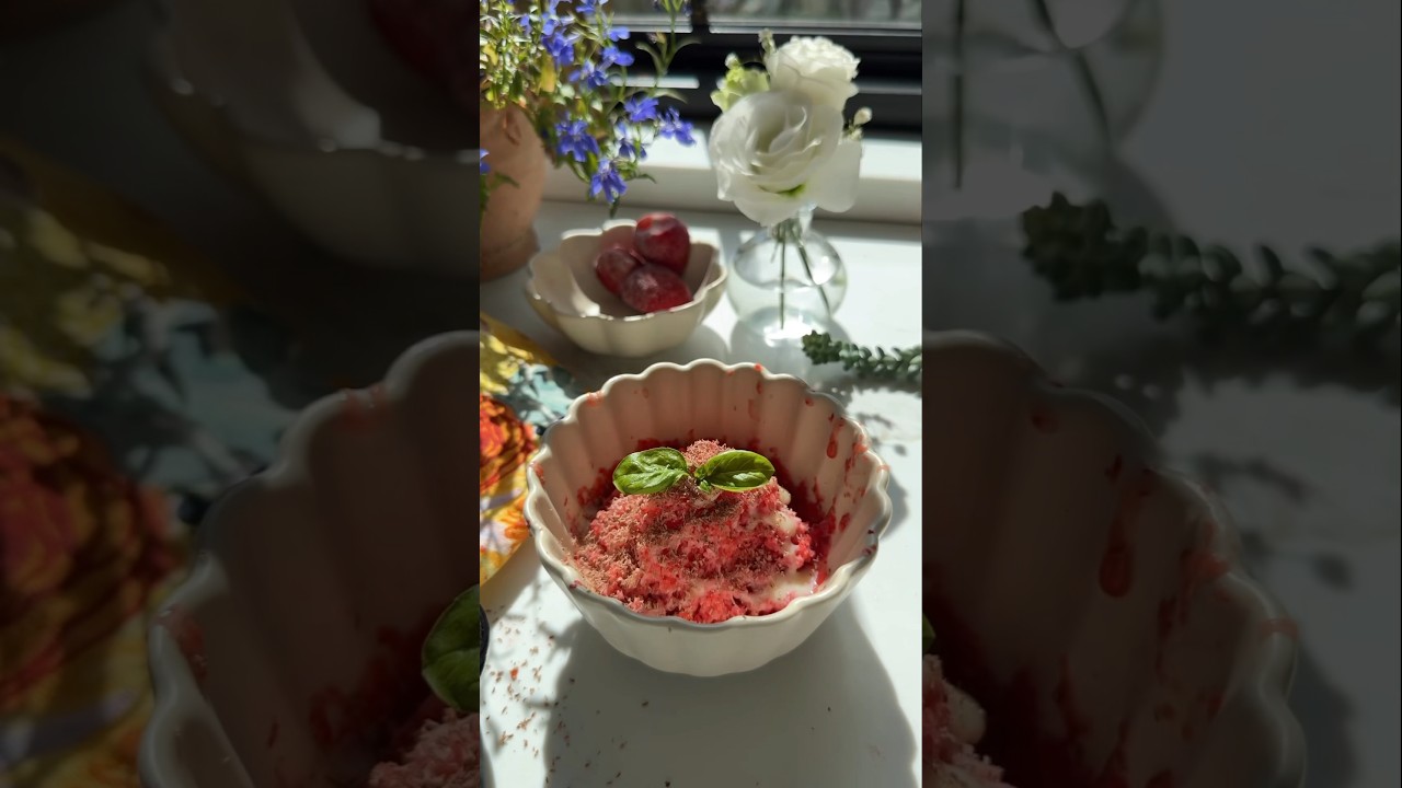 Shaved Fruit Ice Dessert 🍓🍧 IC: ​⁠