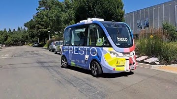 PRESTO autonomous shuttle in San Ramon