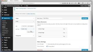 Modern Themes - Menu Tutorial