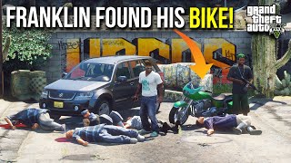 FRANKLIN ATTACKED THE GANG AND FOUND HIS BIKE! | GTA 5 MODS GAMEPLAY