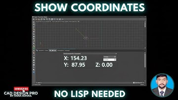 How to Display Coordinates of Points in AutoCAD (Without Using Any LISP) #autocad #cad #cadtips