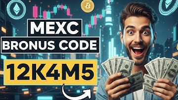 MEXC Bonus Code 2025 How To Use Referral Code "12K4M5" For Rewards | Crypto Kickstart