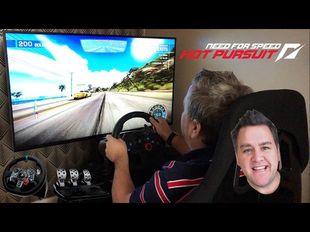 Luksus skrive et brev løbetur Need For Speed - NFS Hot Pursuit - PS3 - Logitech G29 Racing Wheel & Pedals  - Arcade Racer - YouTube
