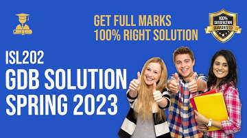 ISL202 GDB Solution Spring 2023
