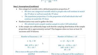 Hypothesis Testing on One Population Proportion