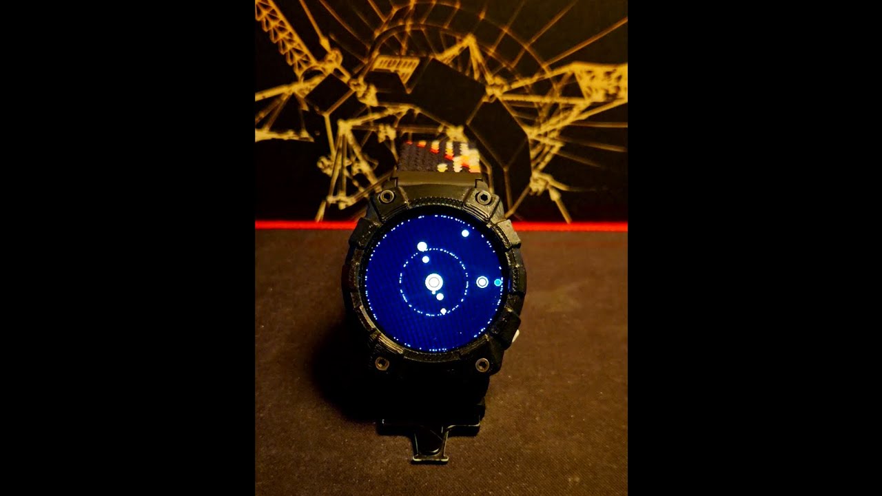 Lilygo T-Watch 2021 Planétaire 2.5 Demo