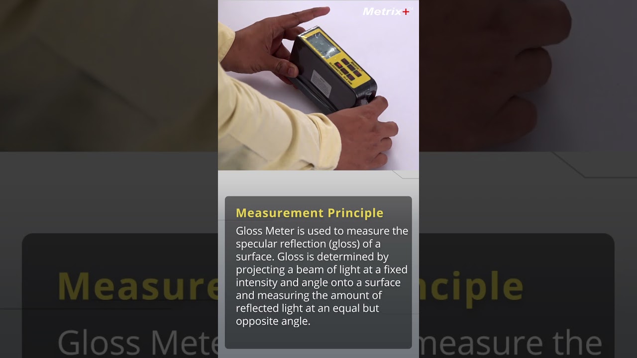 Metrix+ Gloss Meter GLS 09M | Overview 