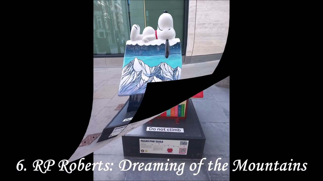 Fleet Street Quarter -Festive trail: Snoopy in the City! London, UK.