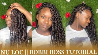 “ 22 inch “ NU LOCS  || BOBBI BOSS + SOFT LOCS TUTORIAL screenshot 5