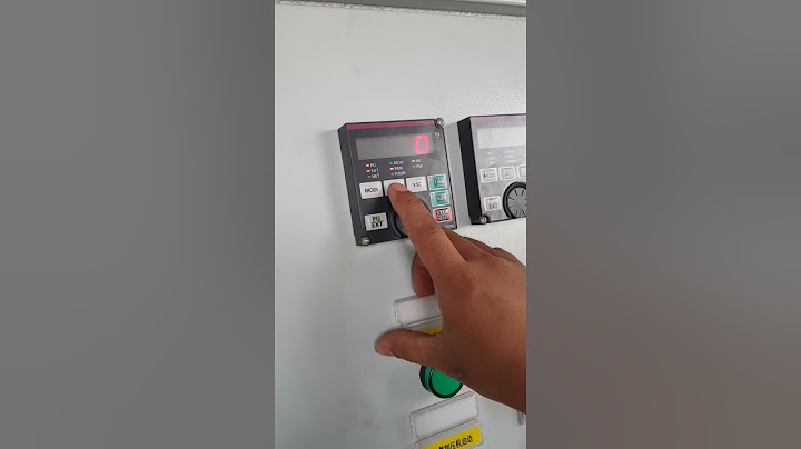 Hướng dẫn cài đặt biến tần f800 mitsubishi