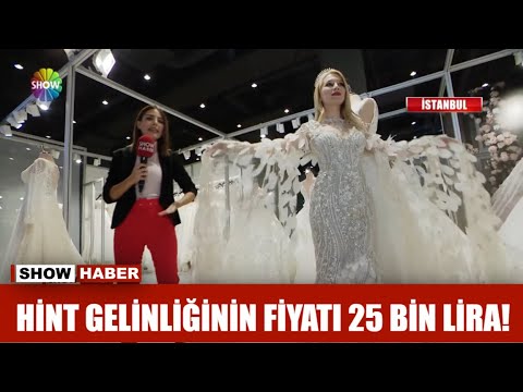 Hint gelinliğinin fiyatı 25 bin lira!