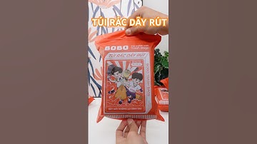 Túi rác này dai, chịu nhiệt tốt không sợ bị lủng, có dây rút rất tiện #letnhancheck #review #giadung