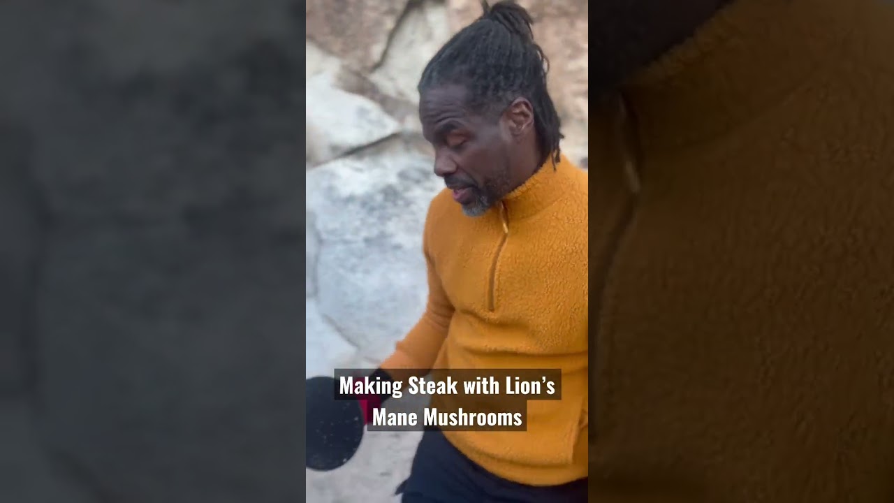 Making steak with a mushroom! Taste juicy and flavorful. 🔥🥹 