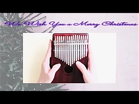 【1分 カリンバ】We Wish You a Merry Christmas  後半にドレミ楽譜付き
