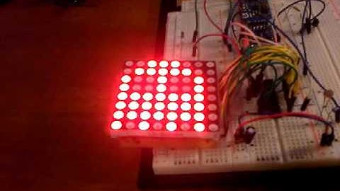 pacman led array arduino