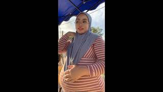Bumil Hijab Live Sambil Jualan