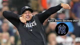 Aaron Boone 2023 Ejections