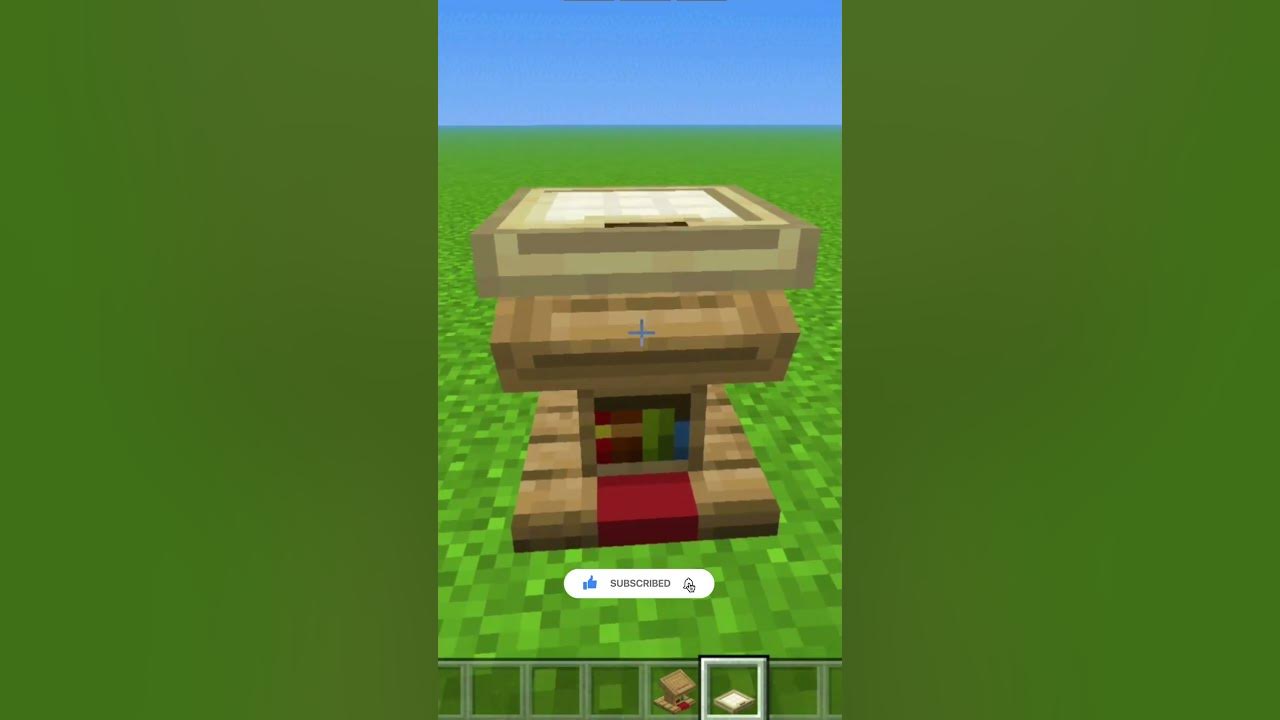 How to make dentist chair in minecraft shorts viral trending 
