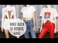 HUGE BACK TO SCHOOL CLOTHING HAUL + TRY ON / Kallie Kaiser
