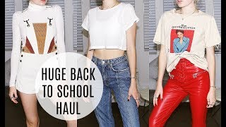 Celebrity HUGE BACK TO SCHOOL CLOTHING HAUL + TRY ON / Kallie Kaiser Wealth