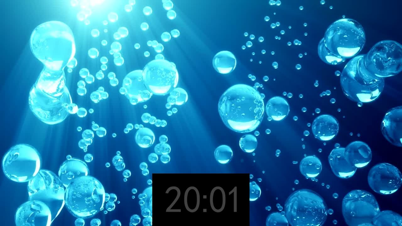 20 minute Bubble Timer with Relaxing Background Music - YouTube