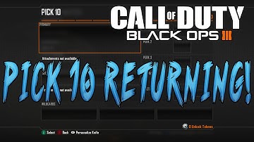 Black Ops 3 - Pick 10 System RETURNING! Black Ops 3 Pick 10 System (BO3 Multiplayer)