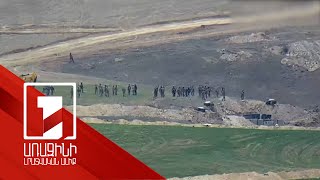 Ինչպես է Ադրբեջանի ԶՈւ-ն կրակում ինժեներական աշխատանքներ իրականացնող հայ զինծառայողների ուղղությամբ