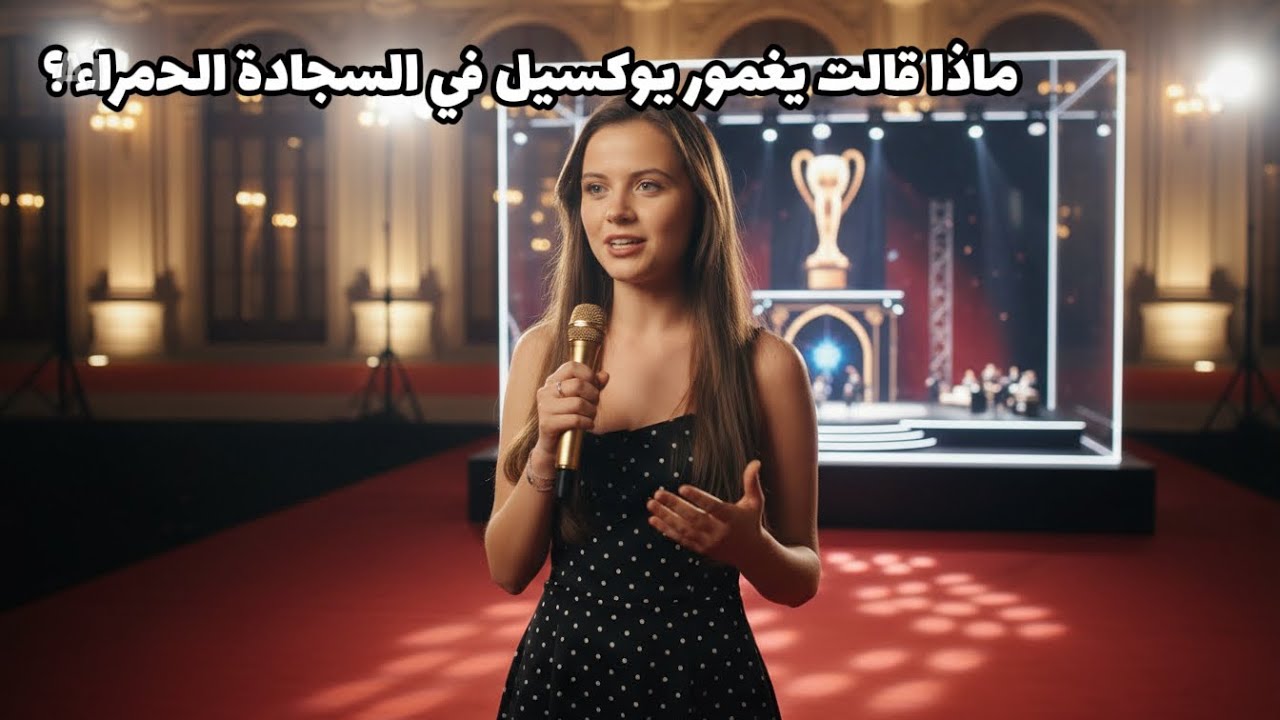 نطقت يغمور يوكسيل بعبارة غيرت كل شيئ على السجادة الحمراء وامام عشرات الصحافيين 🔥 اسمع ماذا قالت !