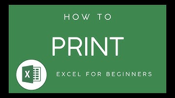 🖨 How to PRINT EXCEL spreadsheet 📋