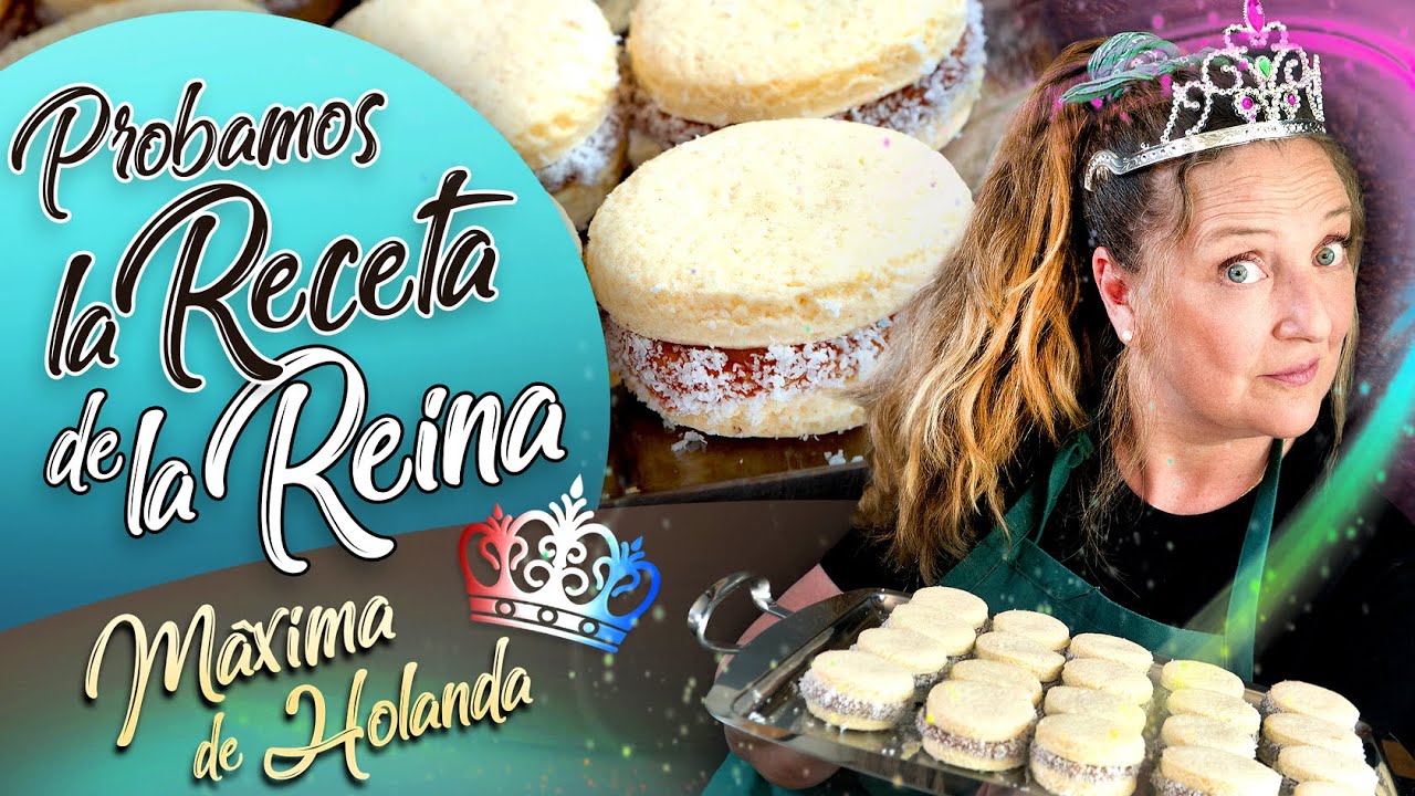 ALFAJORES DE MAICENA (PROBAMOS) RECETA de la INFANCIA 👑REINA MÁXIMA de HOLANDA CÓMO QUEDARON???