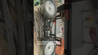 wireless self pickup loading auto dumping sugarcane transporter