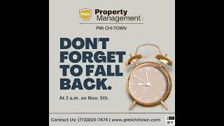 DON'T FORGET TO FALL BACK!