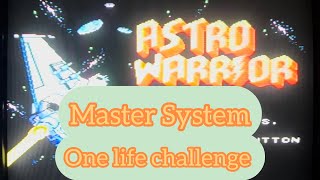 Sega Master System One Life Challenge #19 Astro Warrior #onelifechallenge  @GenerationPixel