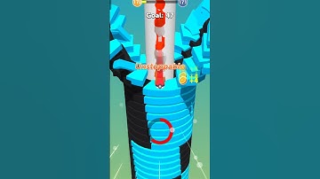 Old Stack bounce game Big Level finish in 9 second #shortvideo #stackball #stack #gaming #cartoon