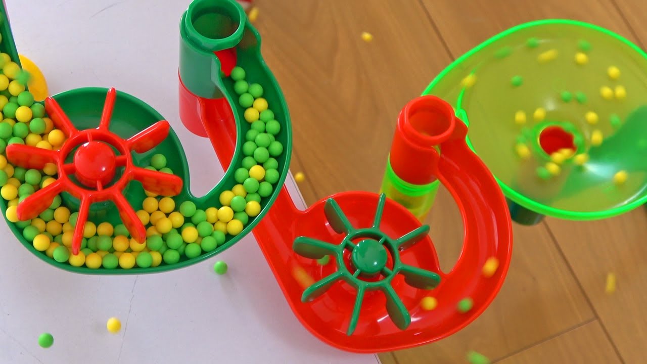 Marble run Roll a small ball Healing ASMR YouTube