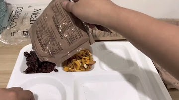 What’s inside Halal MRE…