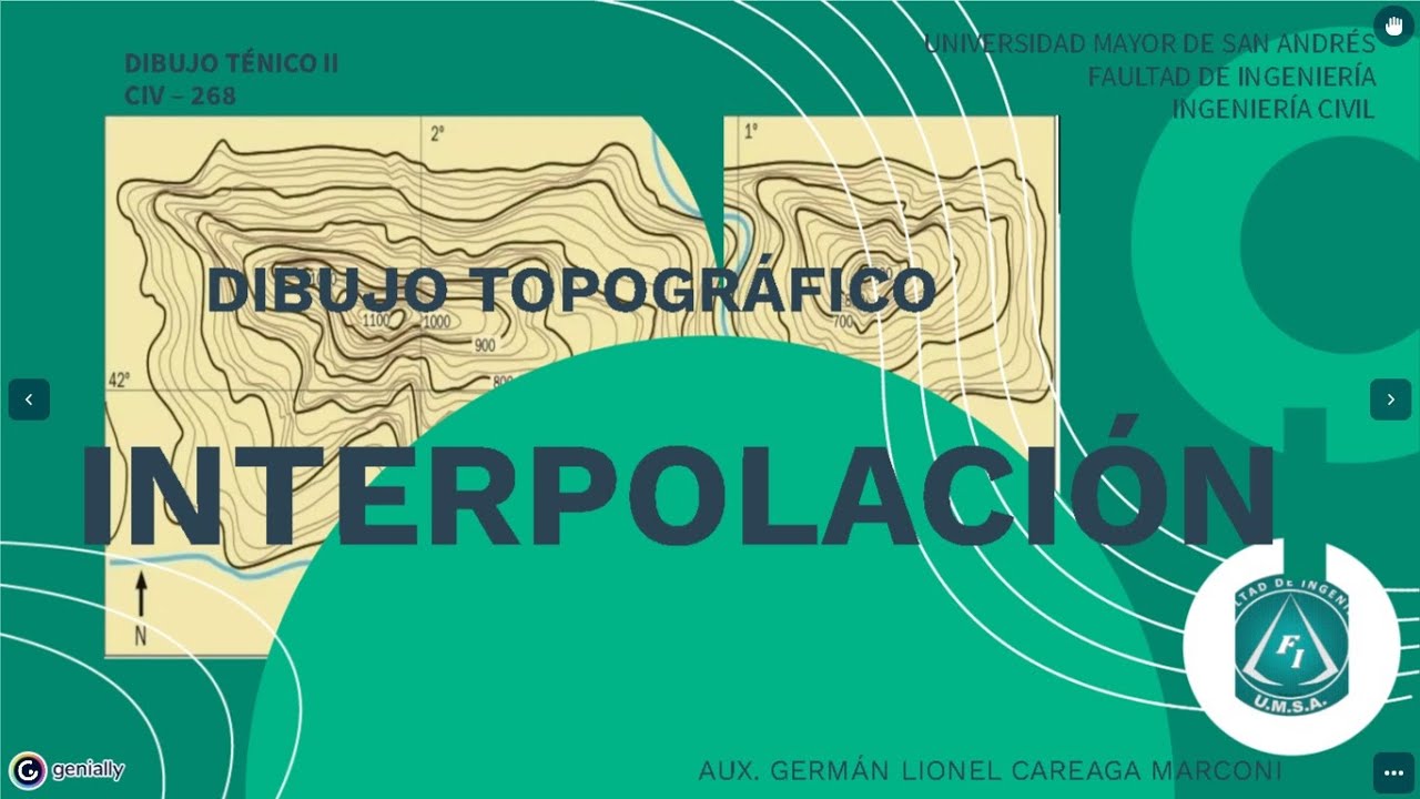 DIBUJO TOPOGRAFICO INTERPOLACI N YouTube Dibujo topografico interpolaci n youtube