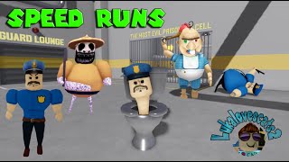 Skibidi Toilet Zoonomaly SPEEDRUN! in Barry Prison, Borry Escape, Baby Bobby Daycare