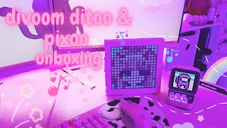 🌸♡ unboxing aesthetic kawaii setup accessories 🌸♡ divoom ditoo & pixoo ♡ | GIVEAWAY NOW CLOSED!! 💖 screenshot 2